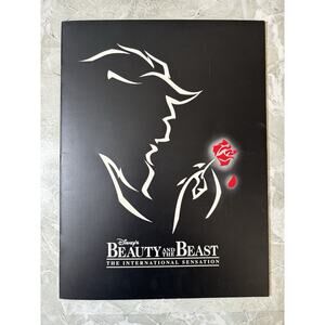 Beauty And The Beast Souvenir Program Disney Broadway Musical Play‎